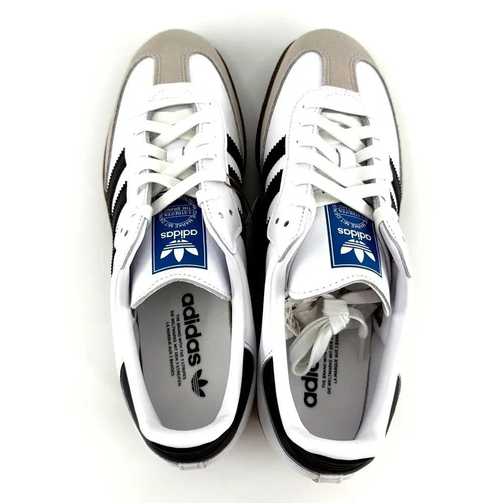 Adidas Women's Cloud White Core Clear Granite Samba Original Shoes Size 10.5